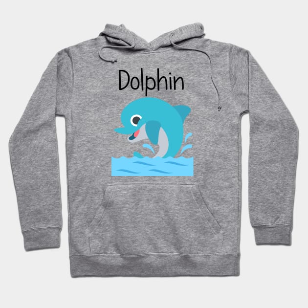 Blue Dolphin Hoodie by EclecticWarrior101